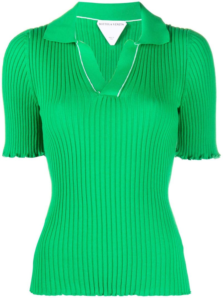 Green Cotton Polo Shirt