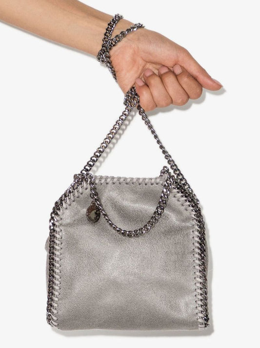 Grey Falabella Tiny Tote Bag