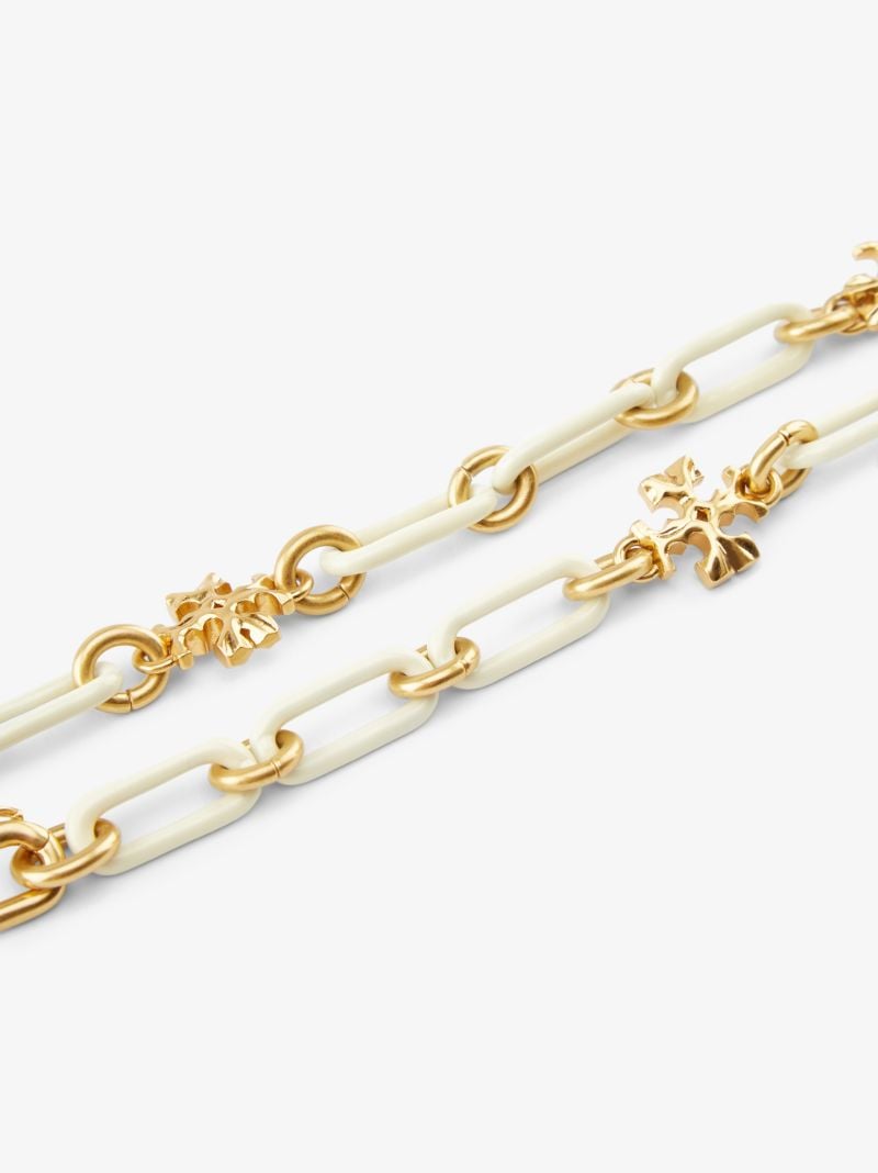 Gold-plated Roxanne Enamel Choker Necklace