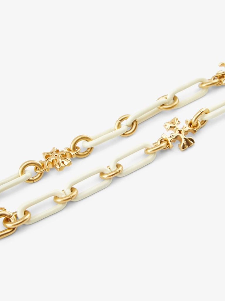 Gold-plated Roxanne Enamel Choker Necklace