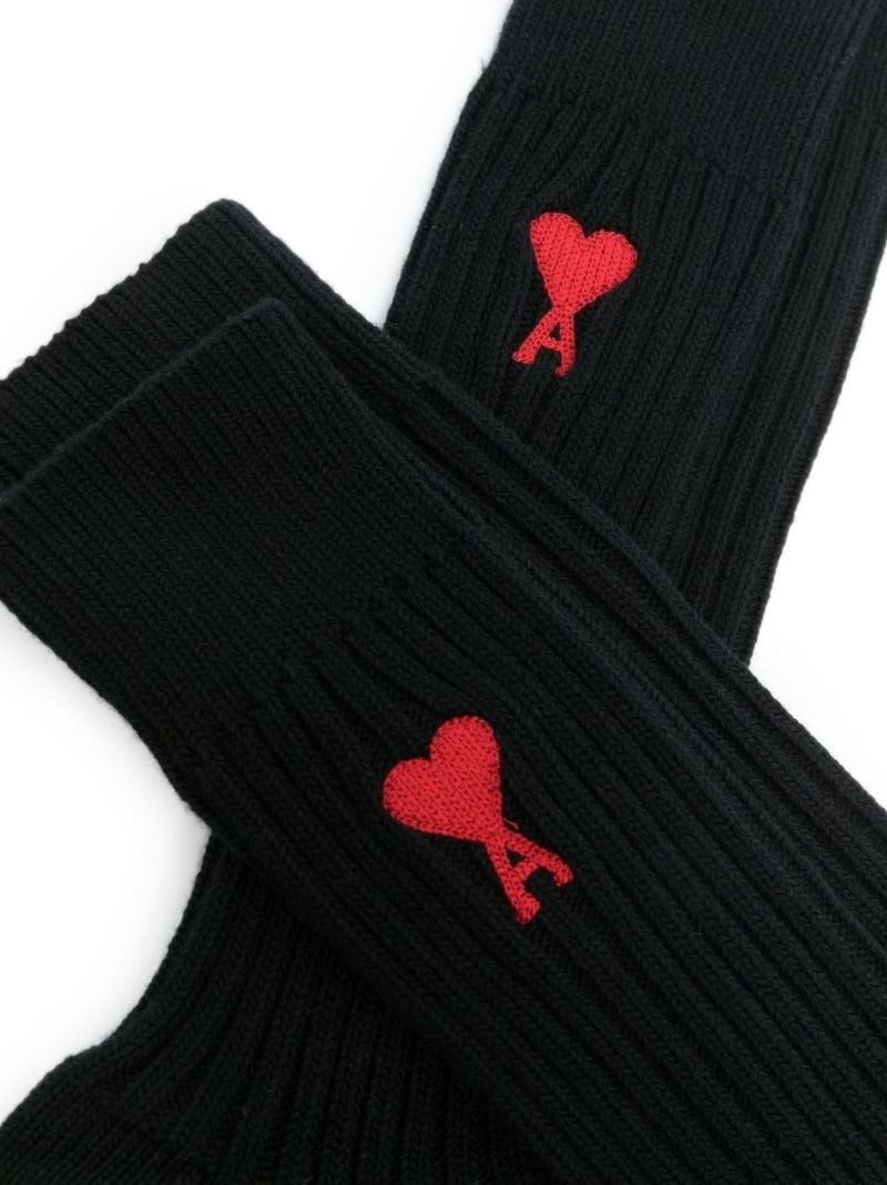 Black Ami De Coeur Organic-cotton Socks Set