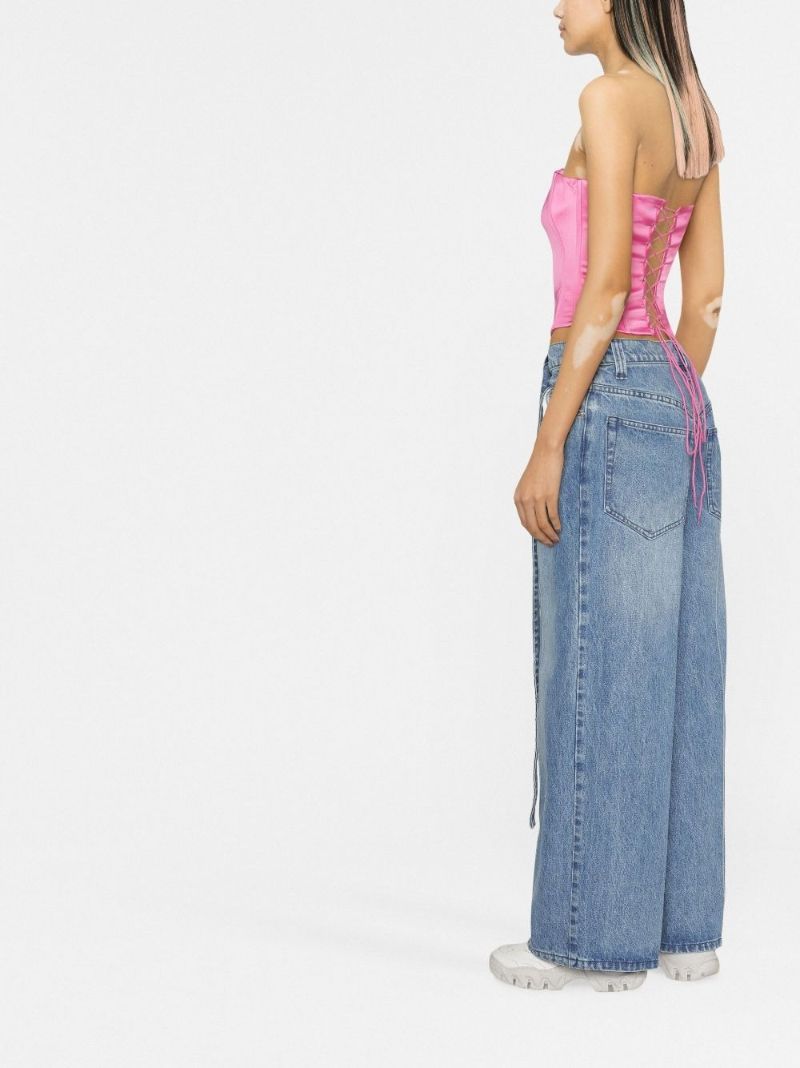 Blue Raver Belted Jeans