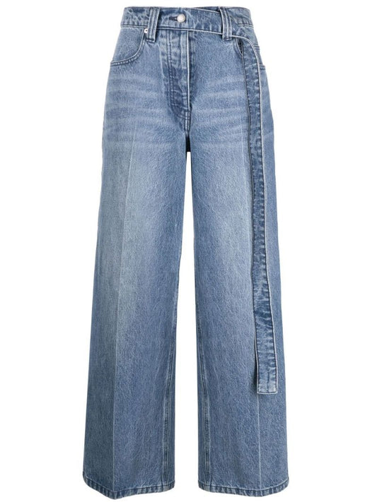 Blue Raver Belted Jeans