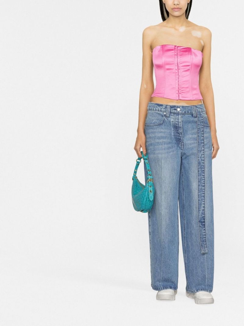 Blue Raver Belted Jeans