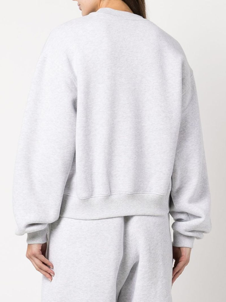 Grey Logo Print Sweatshirt