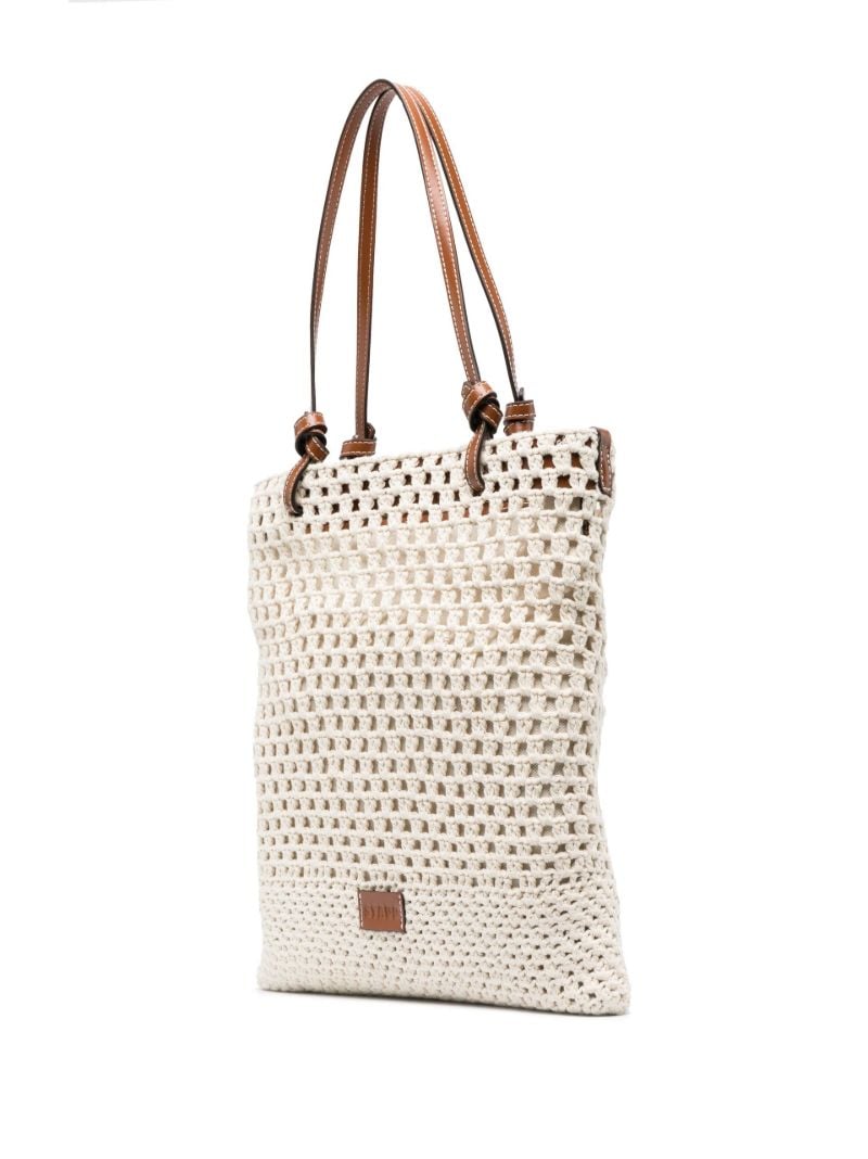 Neutral Porte Crochet Tote Bag