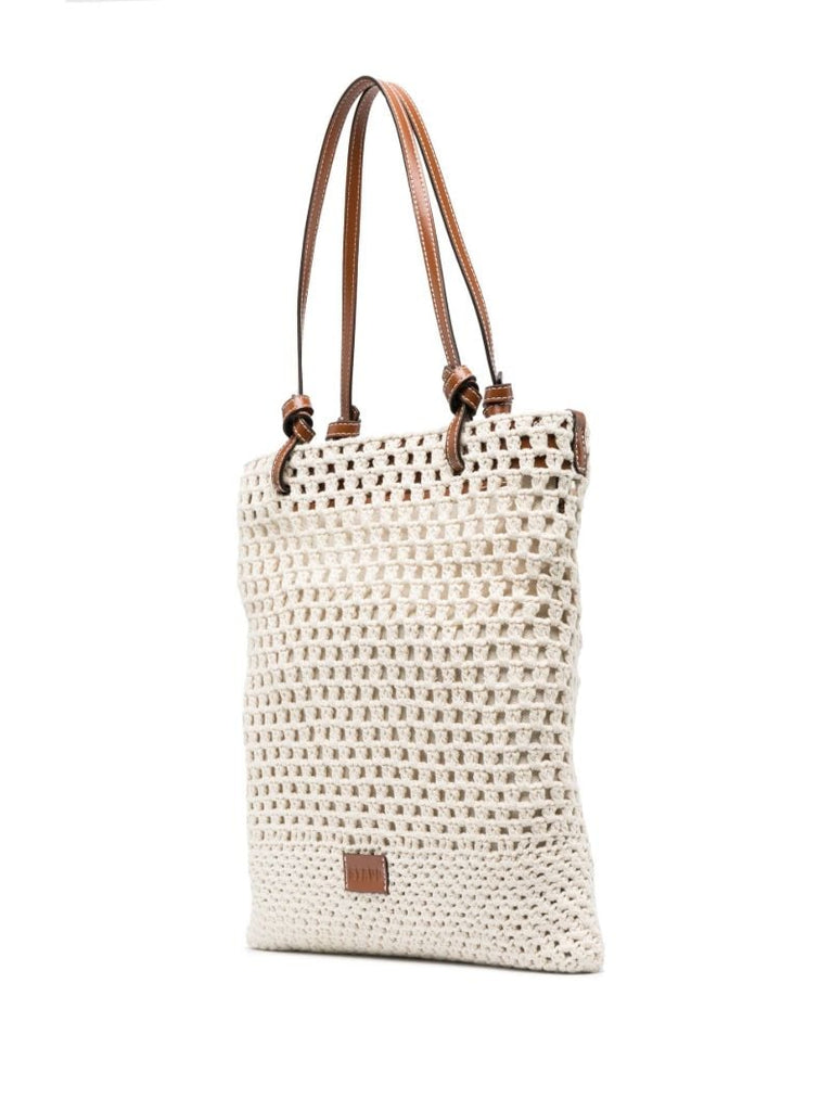 Neutral Porte Crochet Tote Bag