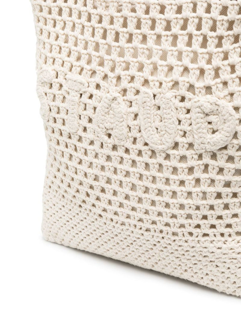 Neutral Porte Crochet Tote Bag