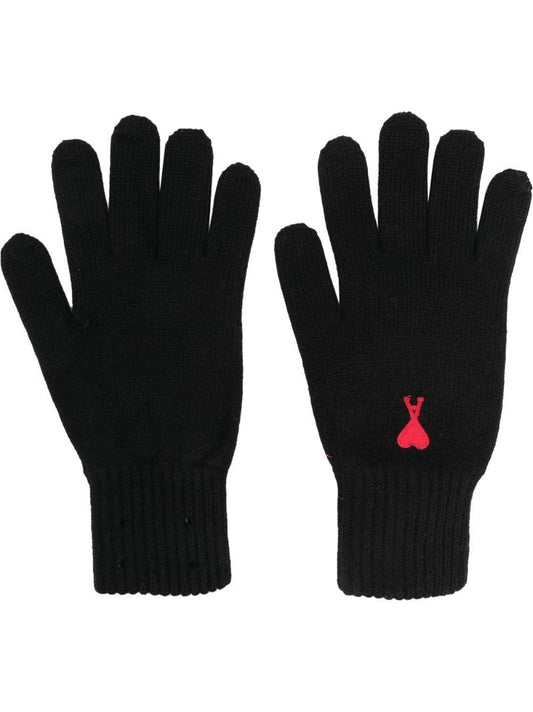 Black Ami De CÃ_x0085_â_x0080__x009c_ur Merino Wool Gloves