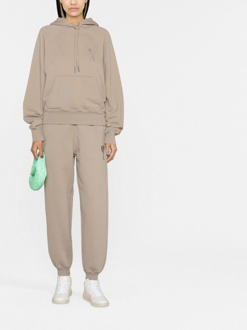 Neutral Ami De Coeur Organic Cotton Track Pants
