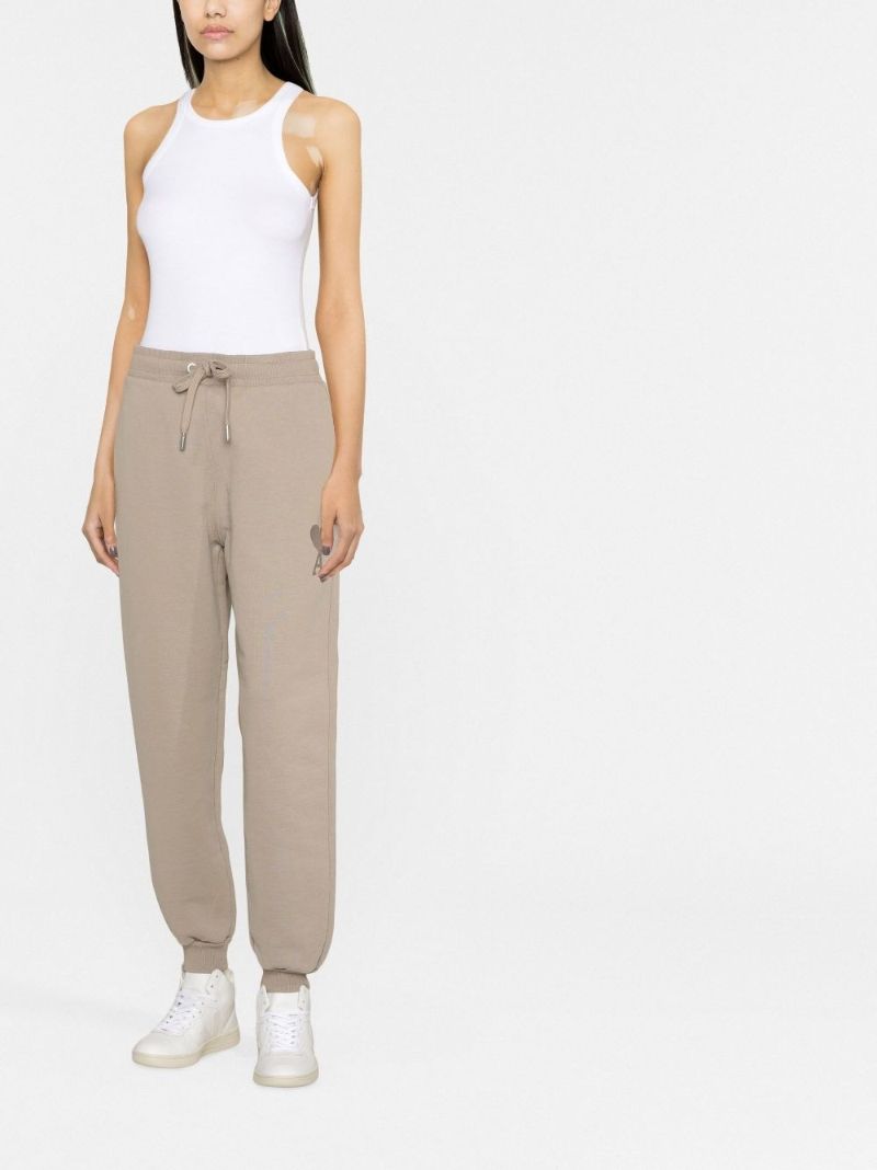 Neutral Ami De Coeur Organic Cotton Track Pants