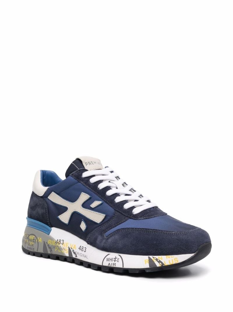 Blue Mick 5692 Suede Sneakers