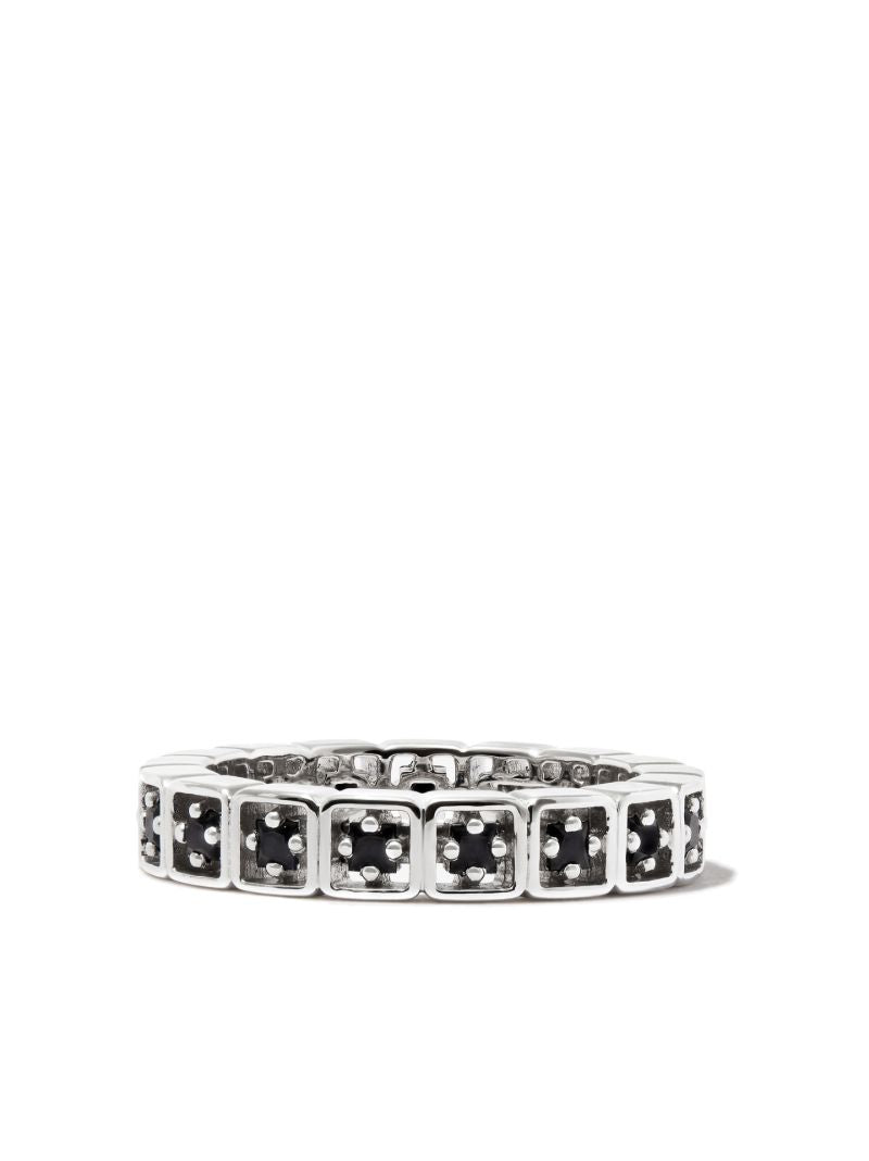 18k White Gold Mini Sapphire Ring