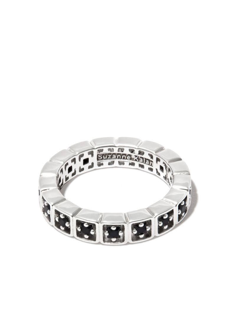18k White Gold Mini Sapphire Ring