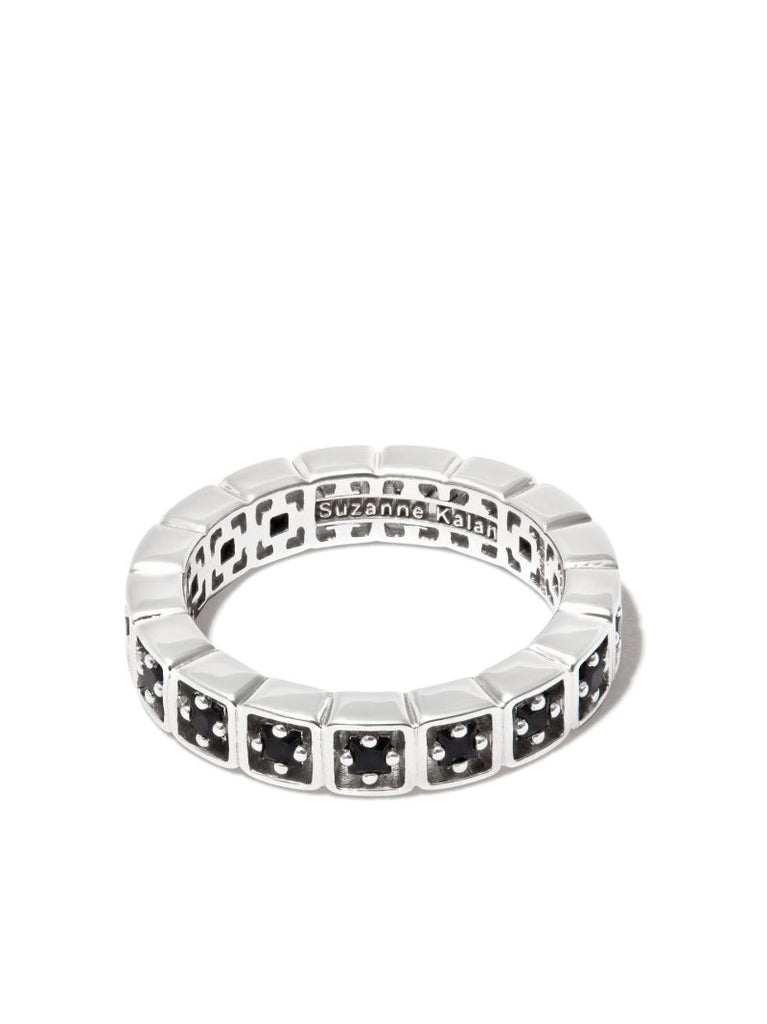 18k White Gold Mini Sapphire Ring