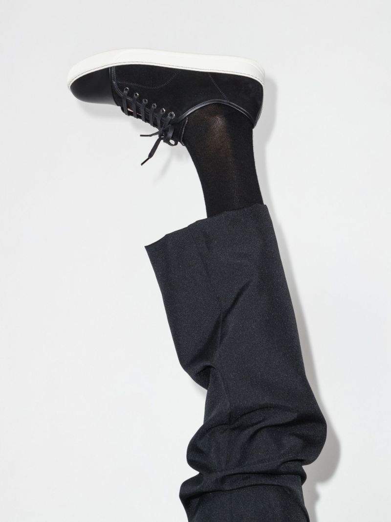 Black Dbb1 Low-top Suede Sneakers