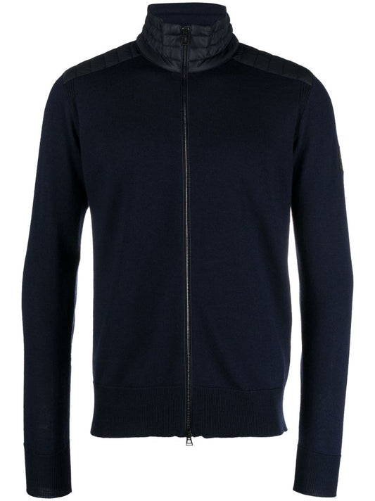 Blue Kelby Zip Up Cardigan
