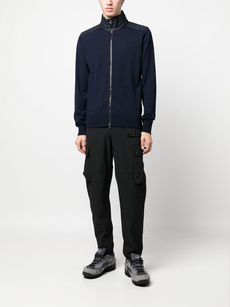 Blue Kelby Zip Up Cardigan