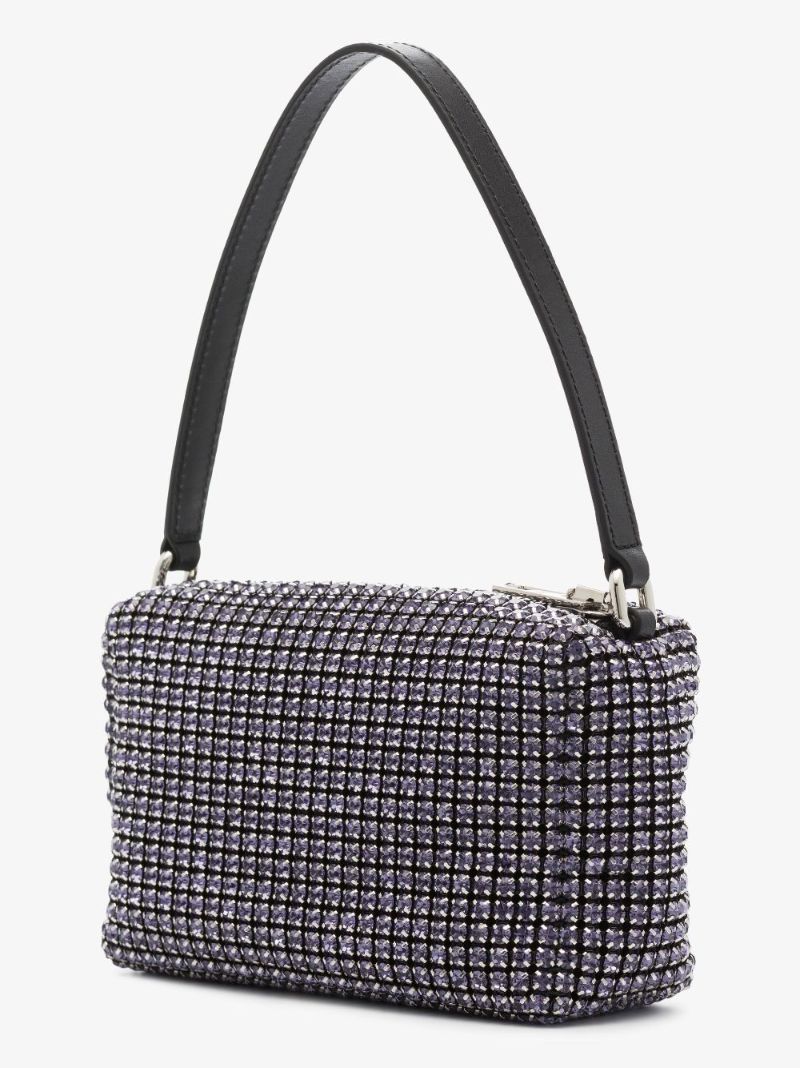 Purple Heiress Embellished Mini Bag