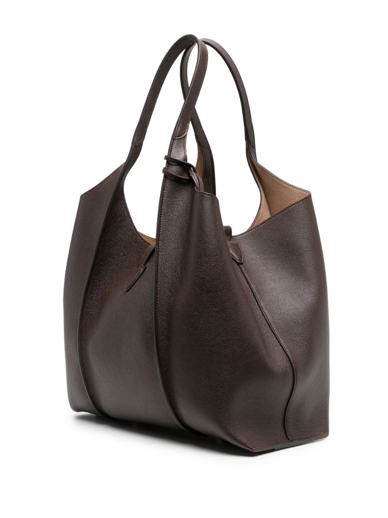 Brown Timeless Shopping Bag Leather Tote Bag