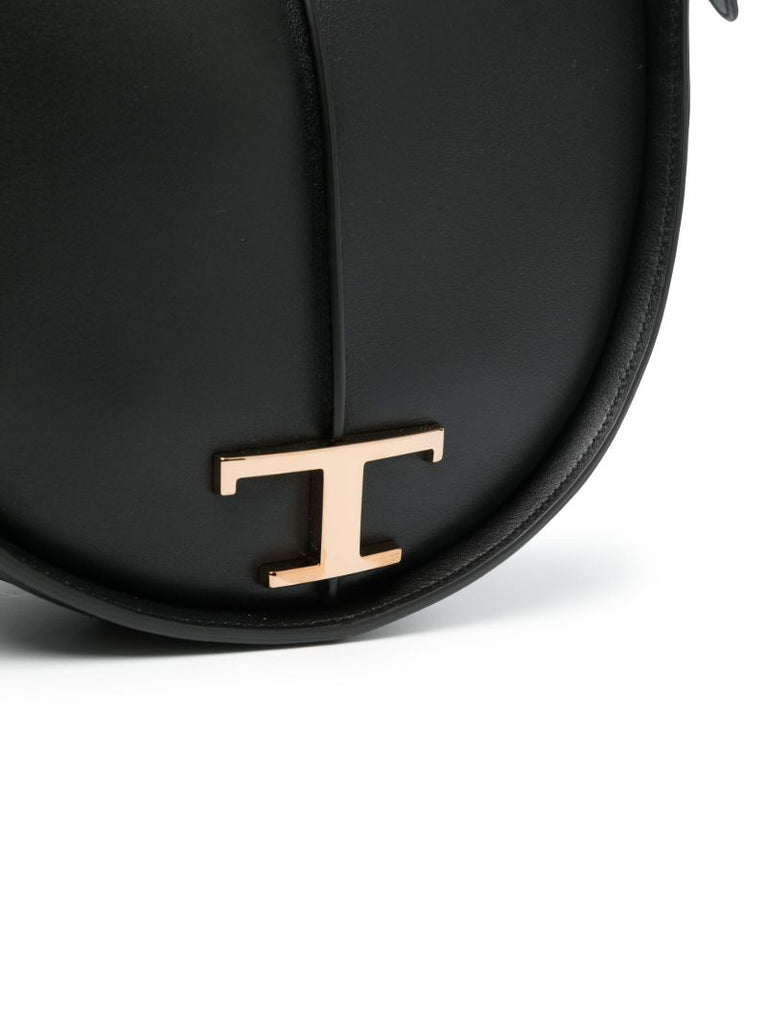 Black Hobo Leather Shoulder Bag
