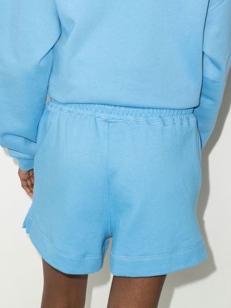 Logo Embroidered Organic Cotton Shorts