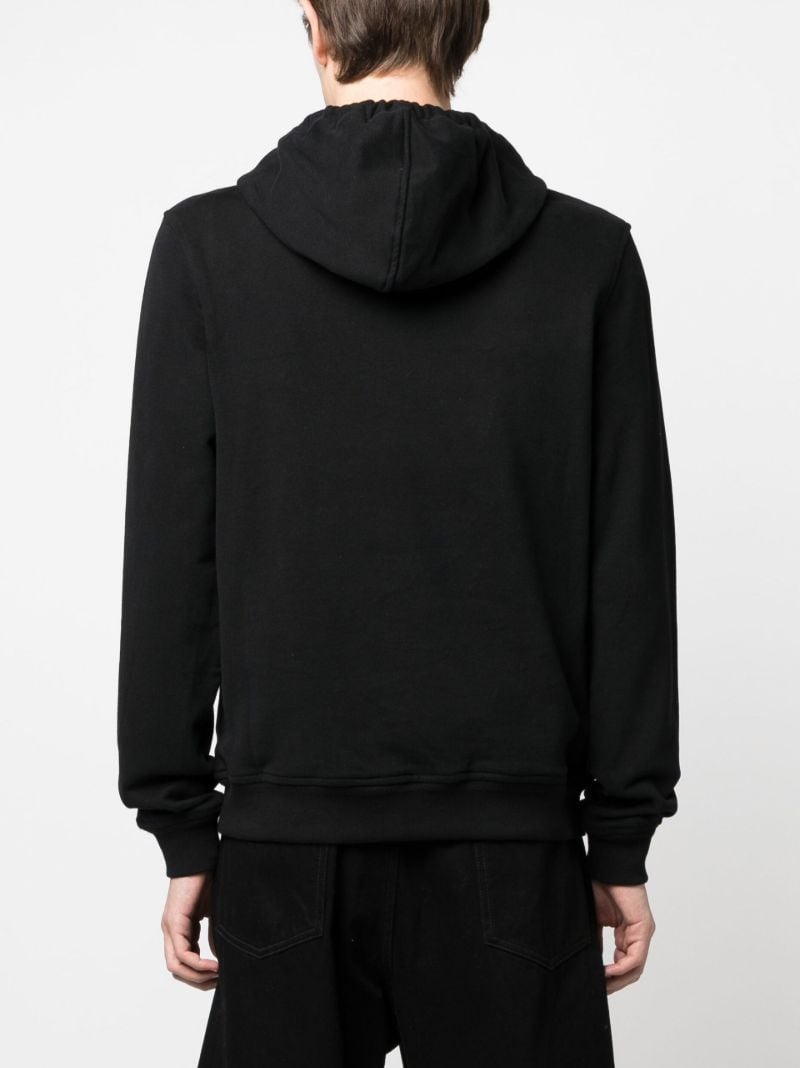 Black Logo Patch Hoodie