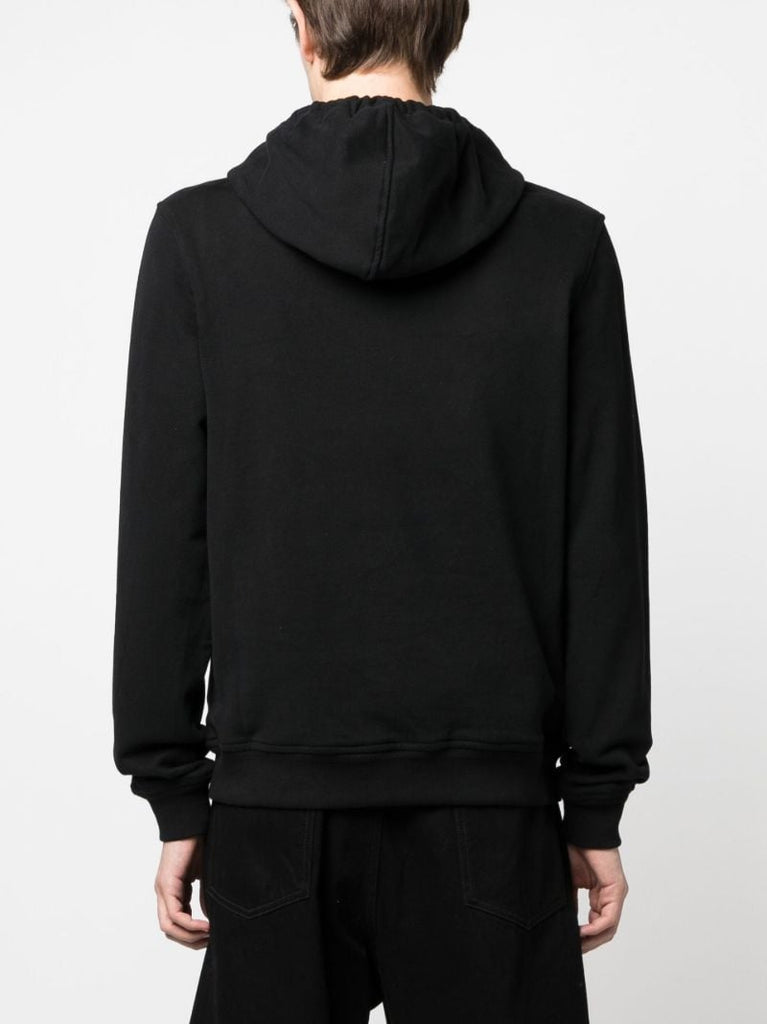 Black Logo Patch Hoodie