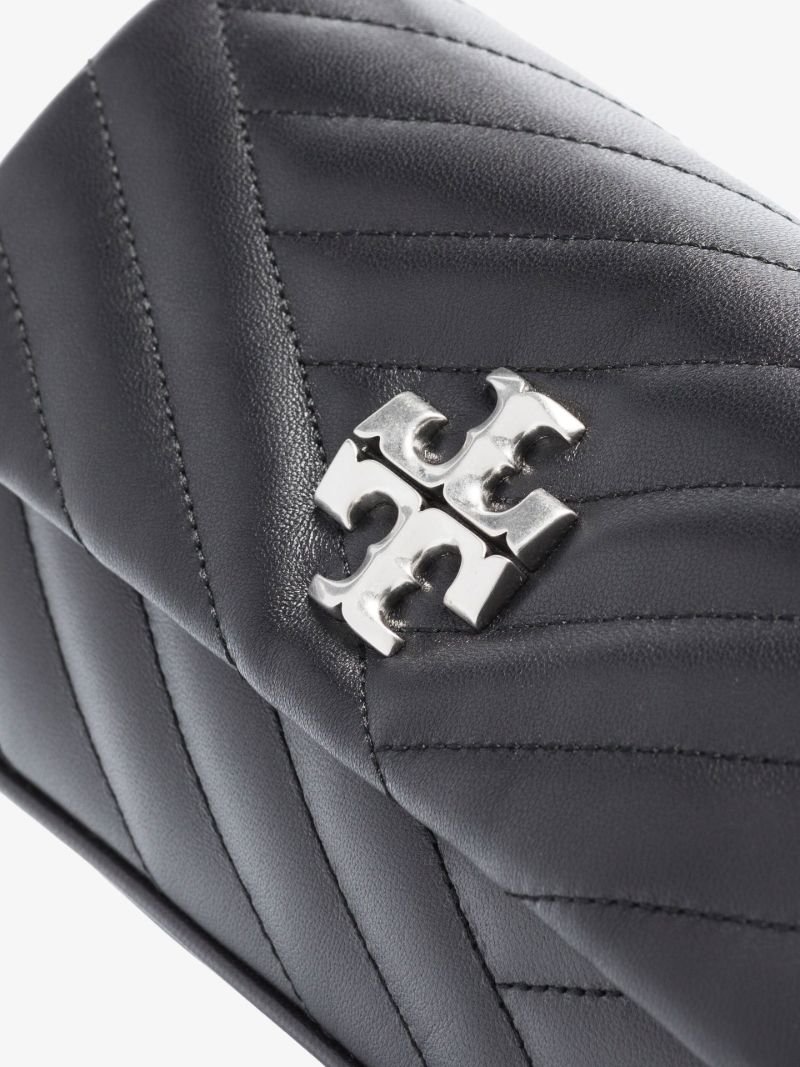 Black Kira Small Quilted Leather Shoulder Bag