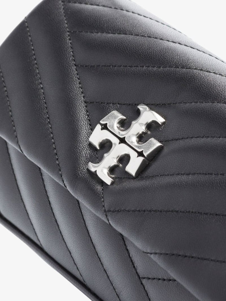 Black Kira Small Quilted Leather Shoulder Bag