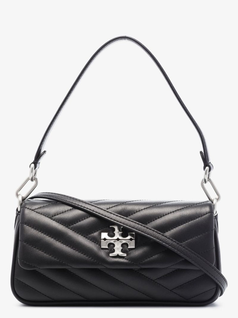 Black Kira Small Quilted Leather Shoulder Bag