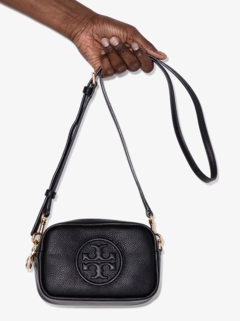 Black Perry BombÃ_x0083_Â© Mini Leather Cross Body Bag