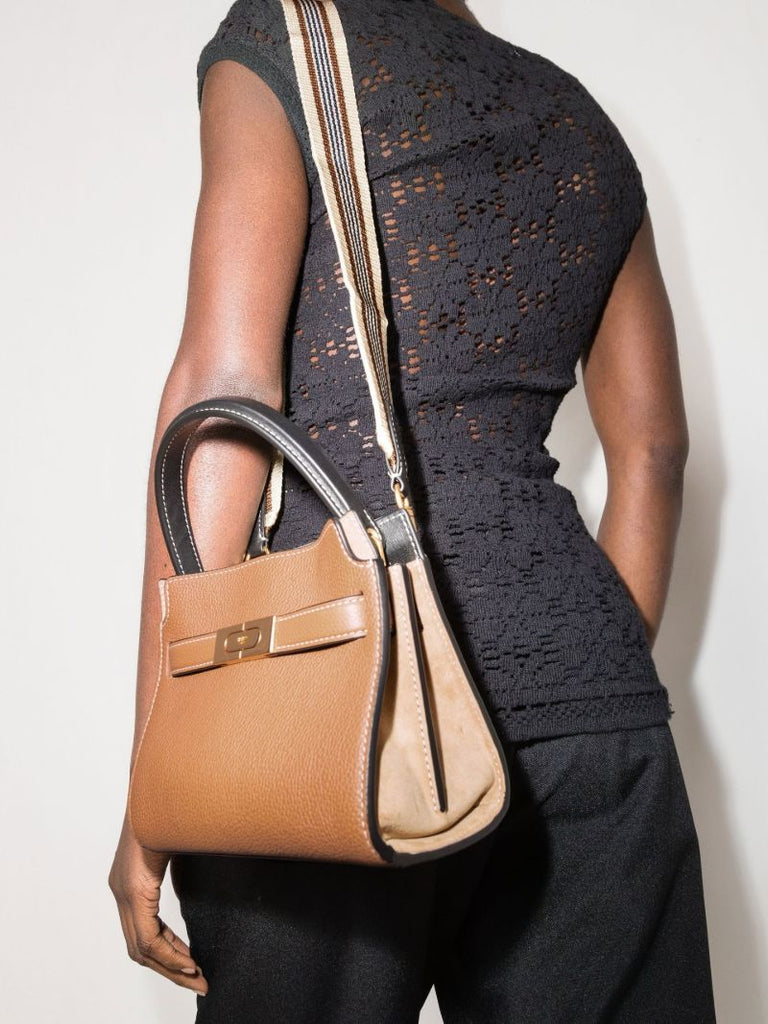 Brown Lee Radziwill Tote Bag