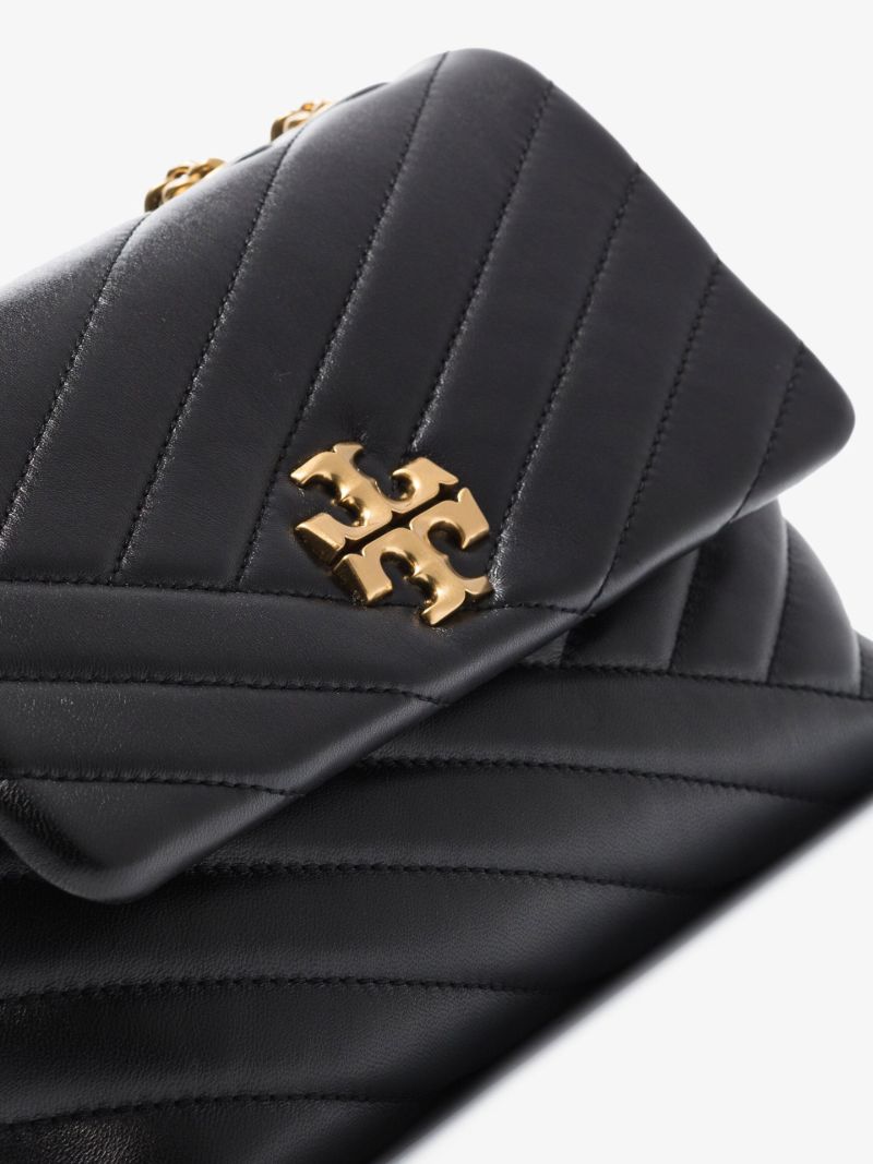 Black Kira Small Convertible Leather Shoulder Bag
