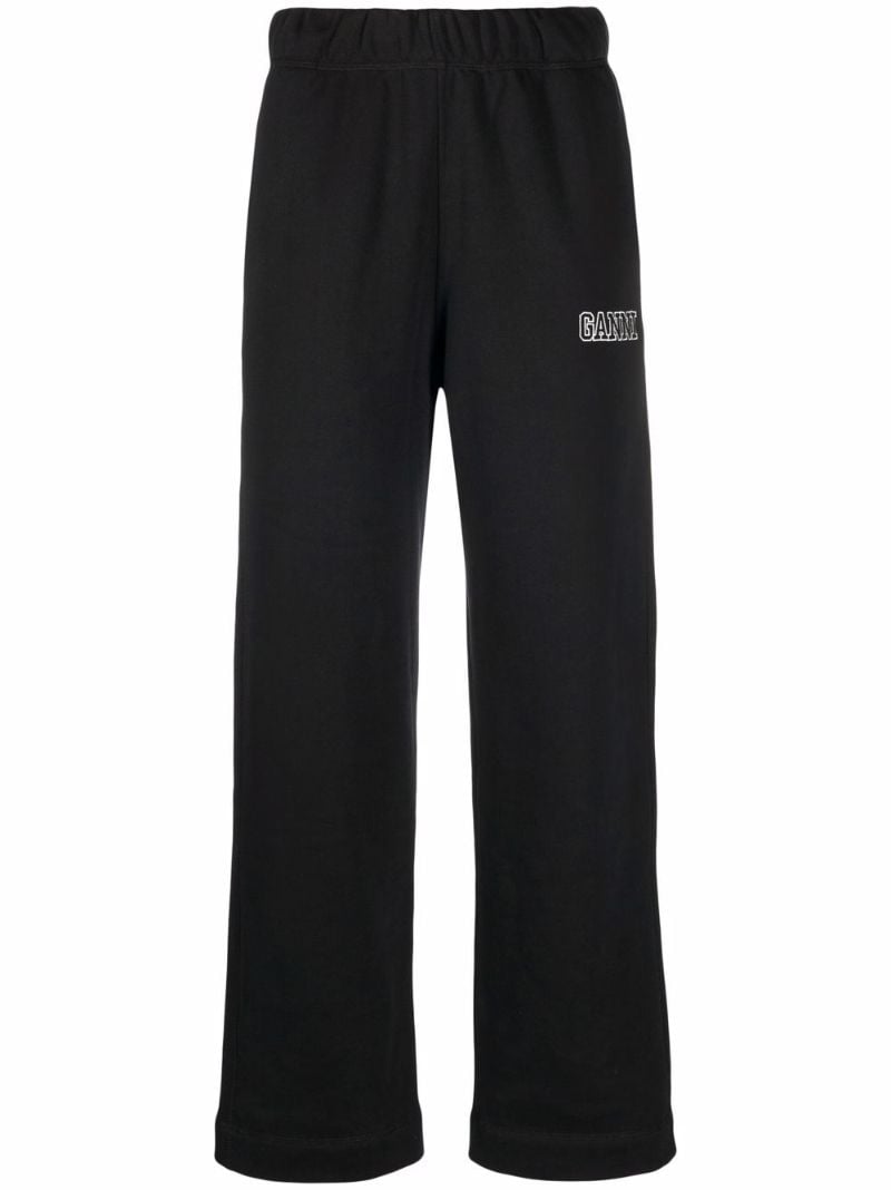 Black Logo-embroidered Track Pants