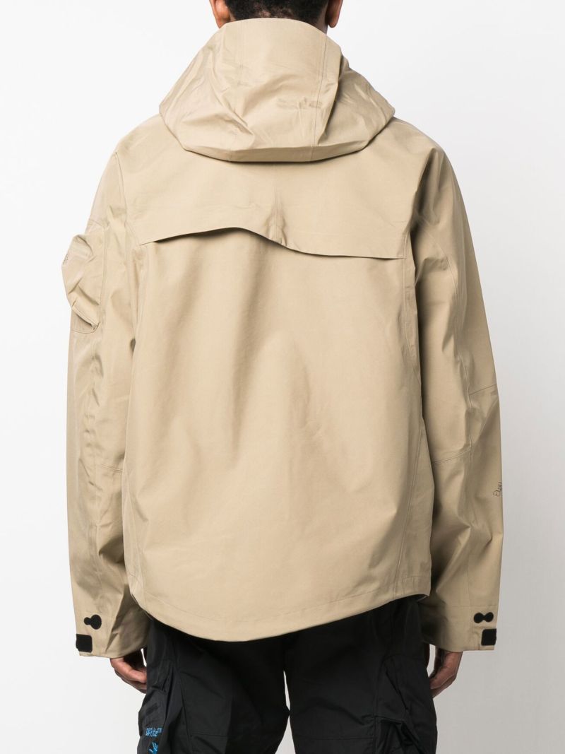 X Off-white Neutral Hooded Jacket