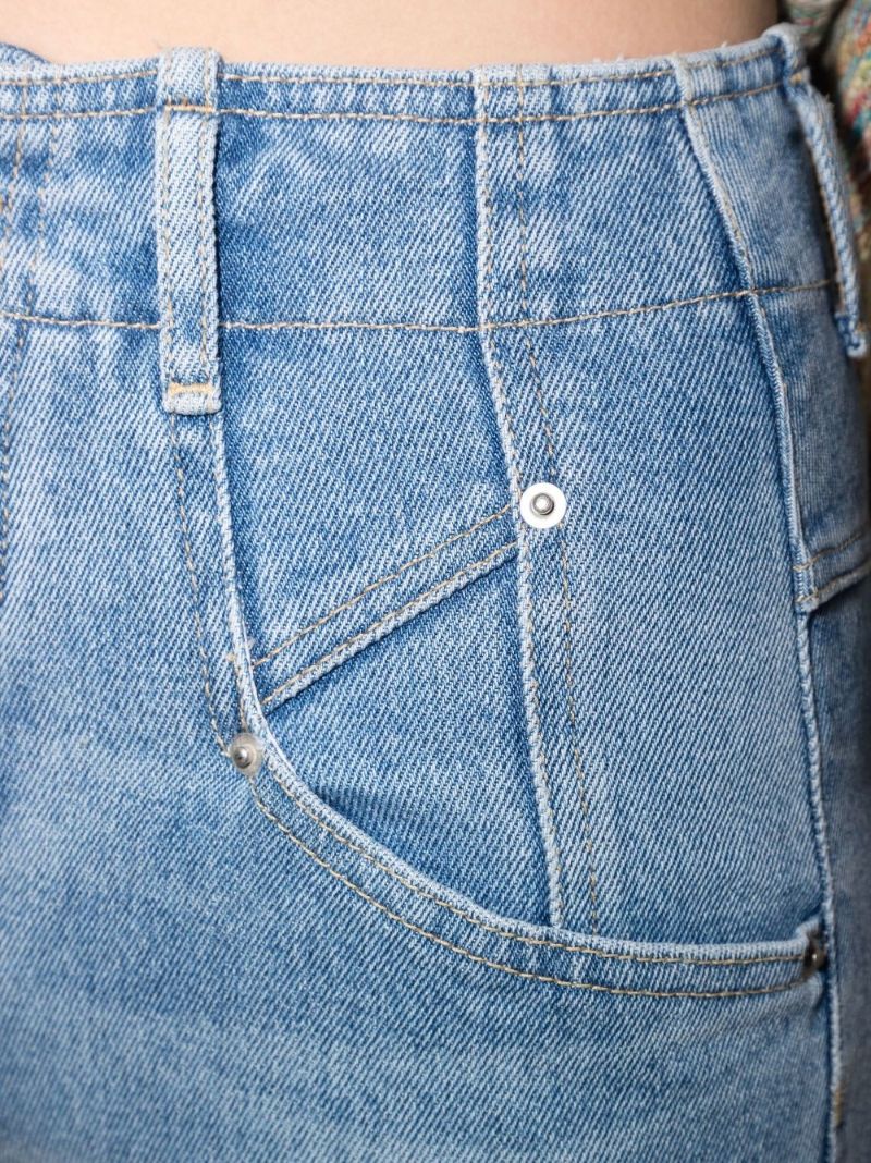 Niliane High Waist Cropped Jeans