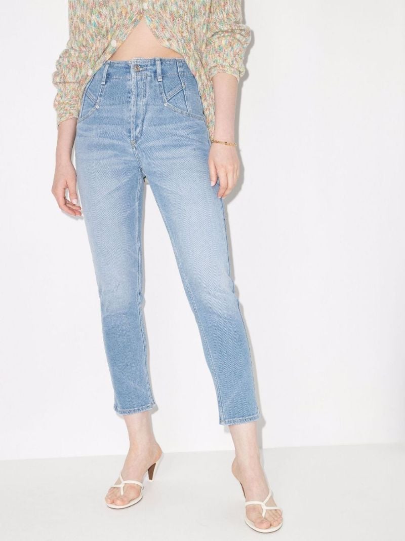 Niliane High Waist Cropped Jeans