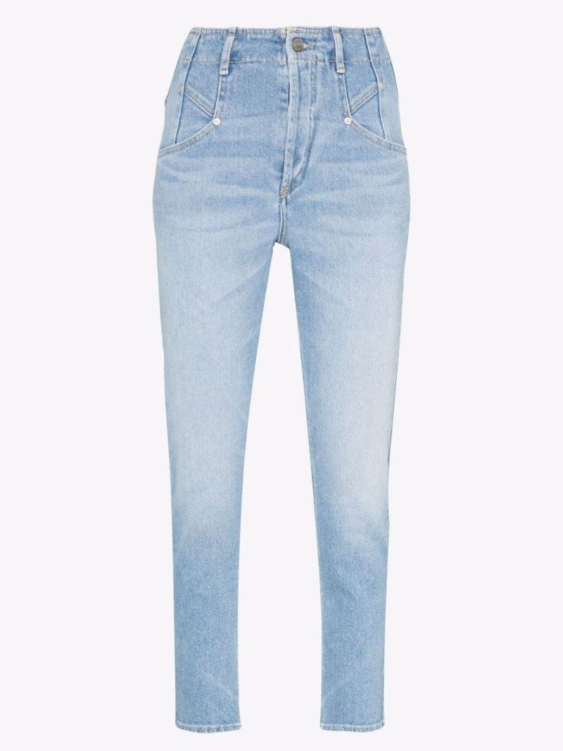 Niliane High Waist Cropped Jeans