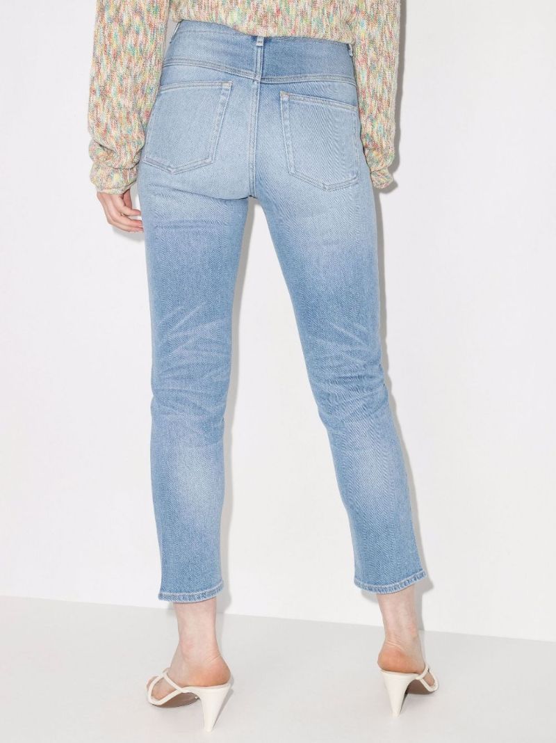 Niliane High Waist Cropped Jeans