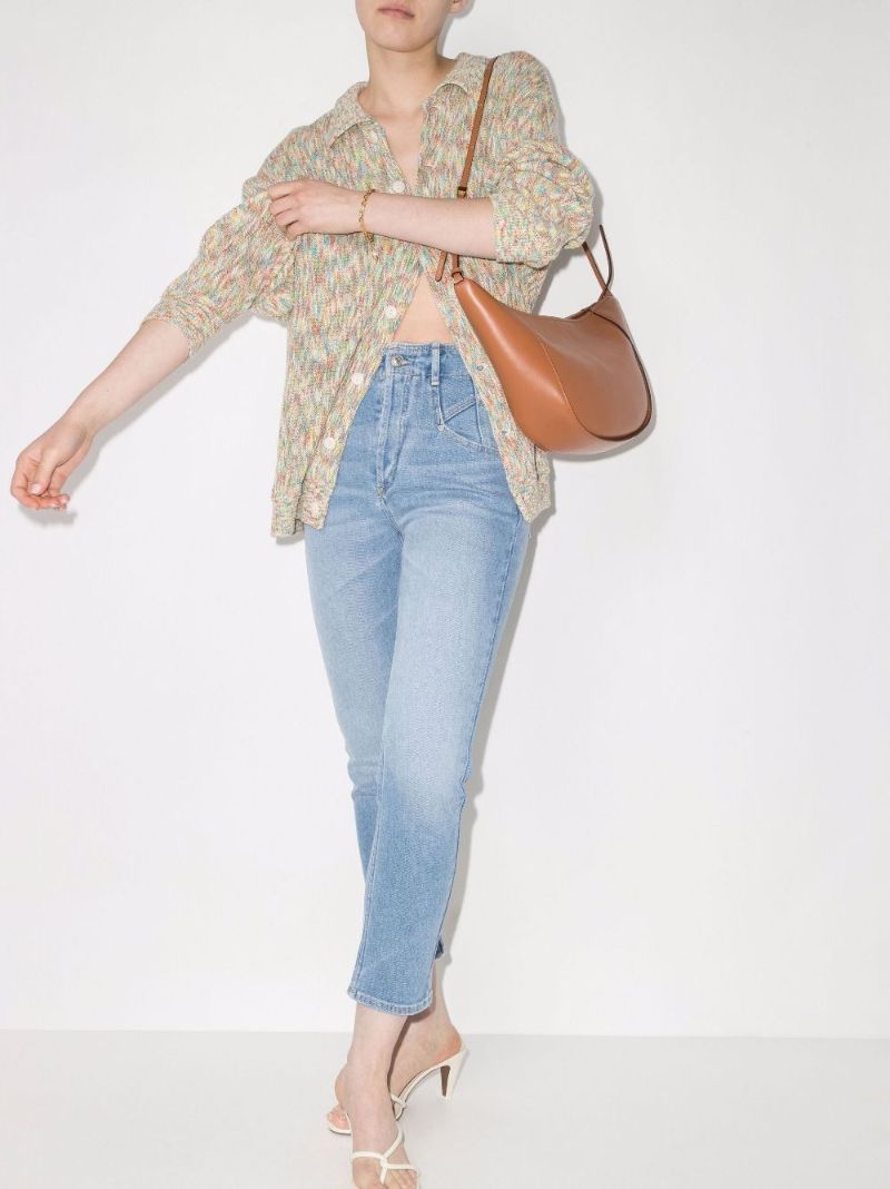 Niliane High Waist Cropped Jeans
