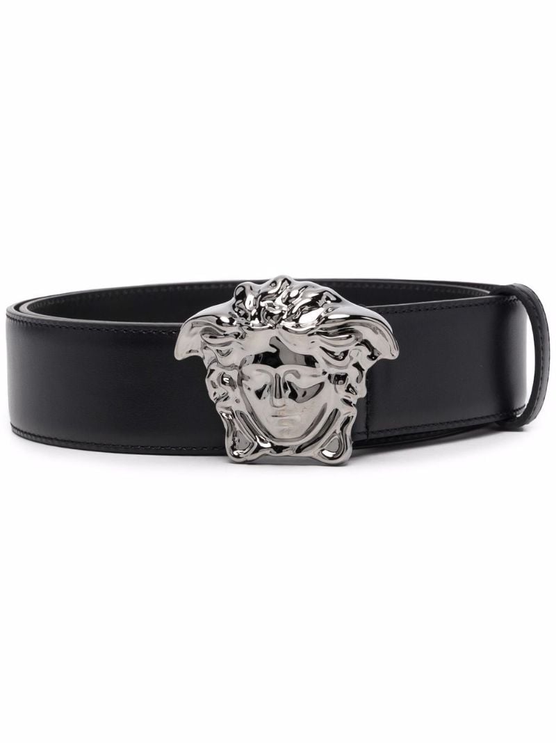 Black Medusa Buckle Belt