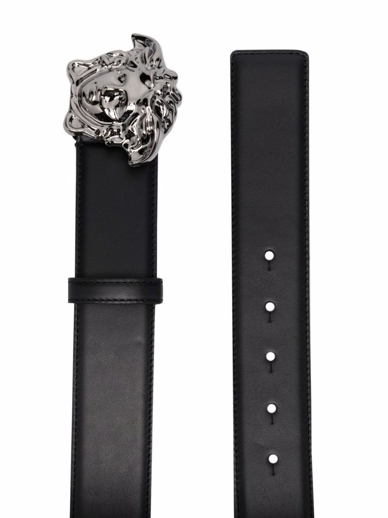 Black Medusa Buckle Belt