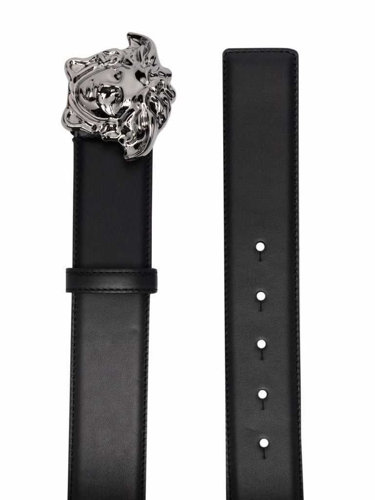 Black Medusa Buckle Belt