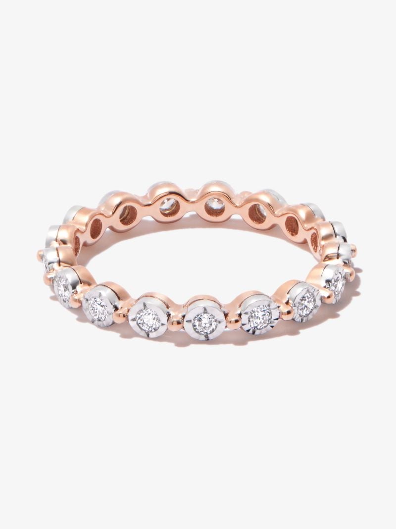 14k Rose Gold Ava Bea Diamond Eternity Ring
