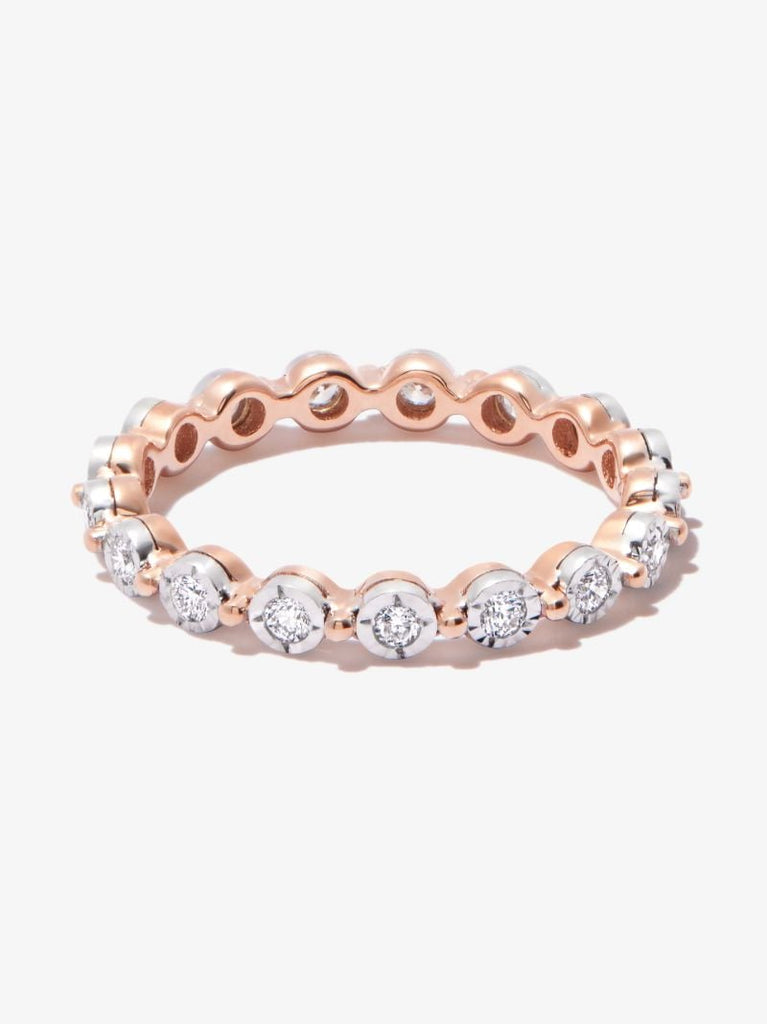 14k Rose Gold Ava Bea Diamond Eternity Ring