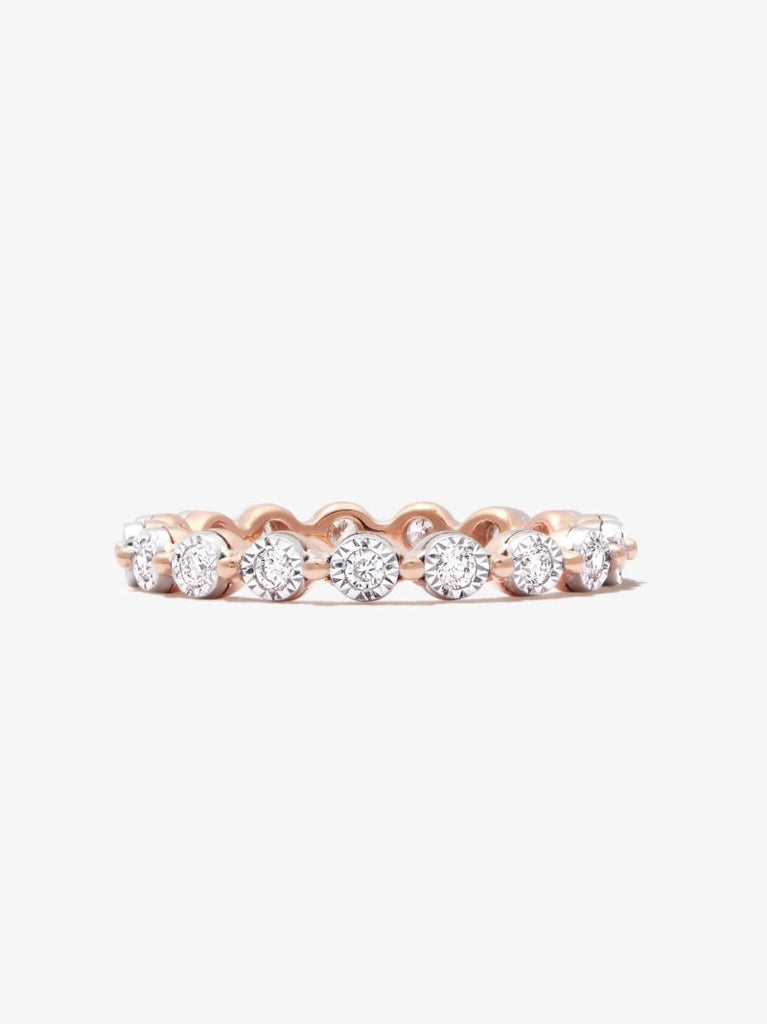 14k Rose Gold Ava Bea Diamond Eternity Ring