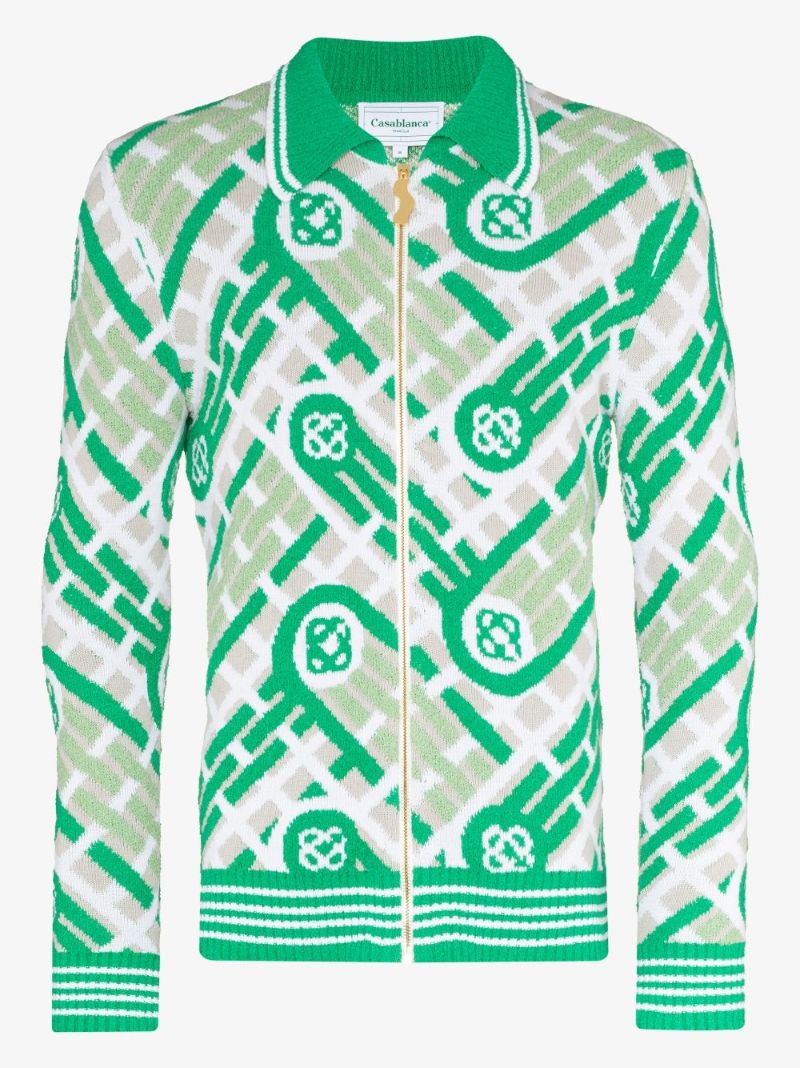 Ping Pong Monogram Cardigan
