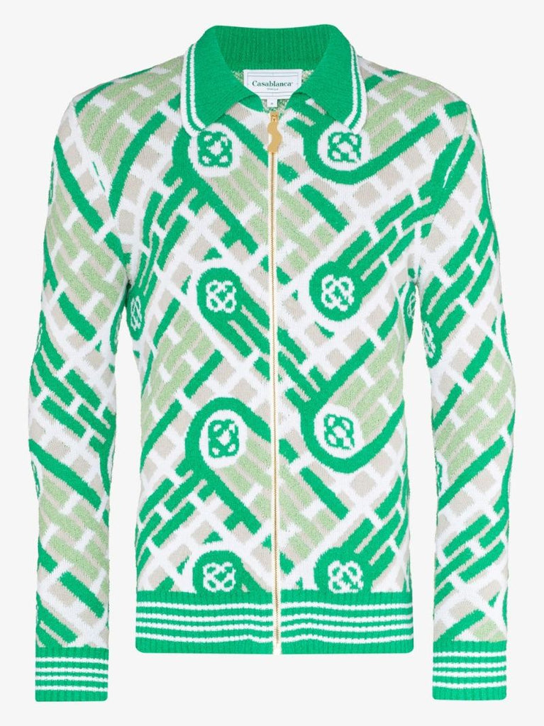 Ping Pong Monogram Cardigan
