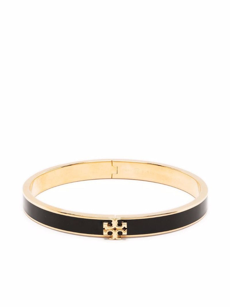 Gold-tone Kira Enamelled Brass Bangle Bracelet